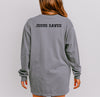 Jesus Saves Comfort Colors Long Sleeve T Shirt