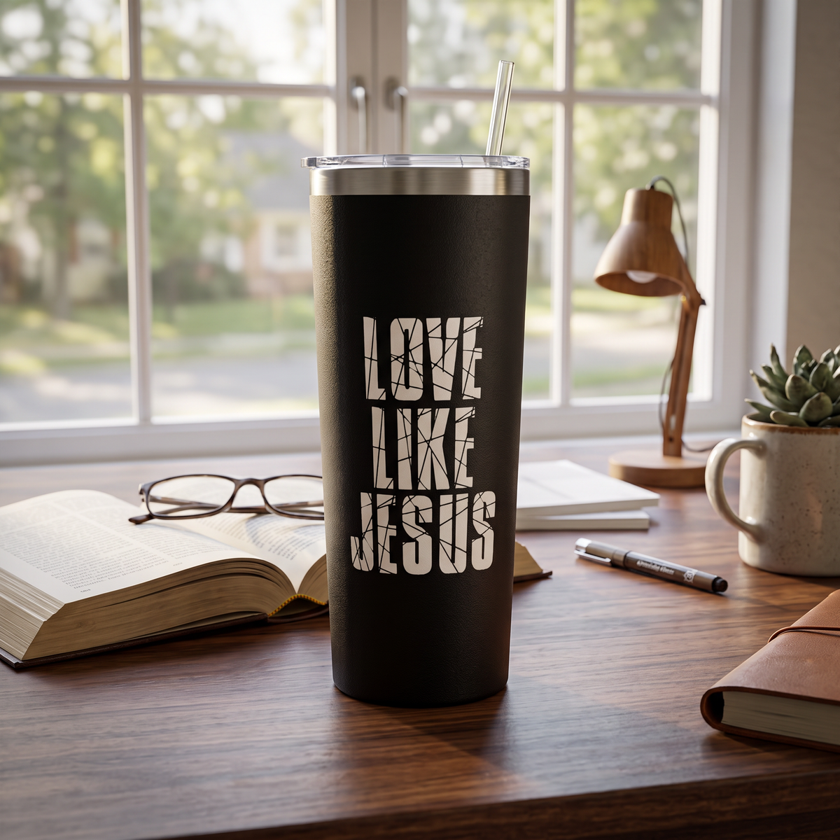 Love Like Jesus Copper Vacuum Insulated 22oz Tumbler