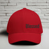 Blessed Embroidered Flexfit Hat - Black Embroidery