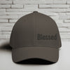 Blessed Embroidered Flexfit Hat - Black Embroidery