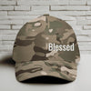 Blessed Embroidered Flexfit Hat - White Embroidery