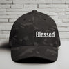Blessed Embroidered Flexfit Hat - White Embroidery