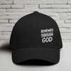 Renewed Through God Flexfit Hat - White Embroidery