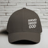 Renewed Through God Flexfit Hat - White Embroidery