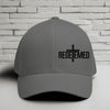 Redeemed Embroidered Flexfit Hat - Black Embroidery