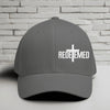 Redeemed Embroidered Flexfit Hat-White Embroidery