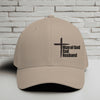 Man of God, Dad, Husband Embroidered Flexfit Hat - Black Embroidery