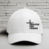Man of God, Dad, Husband Embroidered Flexfit Hat - Black Embroidery