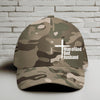 Man of God Dad Husband White Embroidery Flexfit Hat