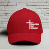 Man of God Dad Husband White Embroidery Flexfit Hat