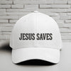 Jesus Saves Black Embroidery Flexfit Hat