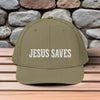 Jesus Saves Snapback Trucker Cap