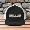 Jesus Saves Snapback Trucker Cap