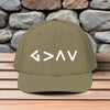 God Is Greater Than The Highs and Lows Symbol Snapback Trucker Hat