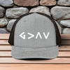God Is Greater Than The Highs and Lows Symbol Snapback Trucker Hat