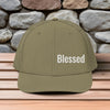 Blessed Embroidered Snapback Trucker Hat