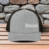 Blessed Embroidered Snapback Trucker Hat