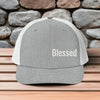 Blessed Embroidered Snapback Trucker Hat