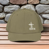 He Is Risen Embroidered Snapback Trucker Hat