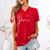 Jesus - The Way, The Truth, The Life Short Sleeve V-Neck T-Shirt