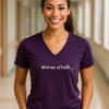 Woman Of Faith V Neck Tee