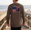 I Stand For The Flag Kneel For The Cross Comfort Colors Long Sleeve T Shirt
