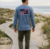 I Stand For The Flag Kneel For The Cross Comfort Colors Long Sleeve T Shirt