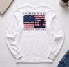 I Stand For The Flag Kneel For The Cross Comfort Colors Long Sleeve T Shirt