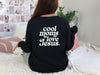 Cool Moms Love Jesus Comfort Colors Long Sleeve T Shirt