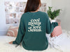 Cool Moms Love Jesus Comfort Colors Long Sleeve T Shirt