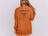 Motherhood Is Kingdom Work Comfort Colors Long Sleeve T Shirt, Christian Mom Shirt, Faith Based Mama Tee, Mother's Day Gift
