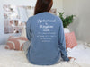 Motherhood Is Kingdom Work Comfort Colors Long Sleeve T Shirt, Christian Mom Shirt, Faith Based Mama Tee, Mother's Day Gift