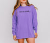 Woman Of Faith Comfort Colors Long Sleeve T Shirt