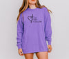 Wife Mother Woman Of Faith Comfort Colors Long Sleeve T Shirt