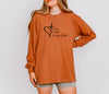 Wife Mother Woman Of Faith Comfort Colors Long Sleeve T Shirt