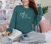 Wife Mother Woman Of Faith Comfort Colors Long Sleeve T Shirt