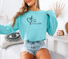 Wife Mother Woman Of Faith Comfort Colors Long Sleeve T Shirt