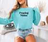 Praying Mama Comfort Colors Long Sleeve T Shirt