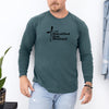 Man of God Dad Husband Comfort Colors Long Sleeve T-Shirt