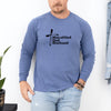 Man of God Dad Husband Comfort Colors Long Sleeve T-Shirt