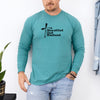 Man of God Dad Husband Comfort Colors Long Sleeve T-Shirt