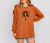 Jesus On Cross Long Sleeve Comfort Colors T-Shirt