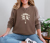Jesus On Cross Long Sleeve Comfort Colors T-Shirt