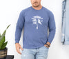 Jesus On Cross Long Sleeve Comfort Colors T-Shirt