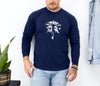 Jesus On Cross Long Sleeve Comfort Colors T-Shirt