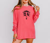Jesus On Cross Long Sleeve Comfort Colors T-Shirt