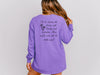 Lilies Long Sleeve Comfort Colors Long Sleeve T-Shirt
