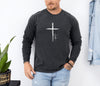 Cross With Faith Comfort Colors Long Sleeve T Shirt