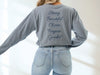 "God Says I Am" Comfort Colors Long Sleeve Tee