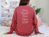 "God Says I Am" Comfort Colors Long Sleeve Tee
